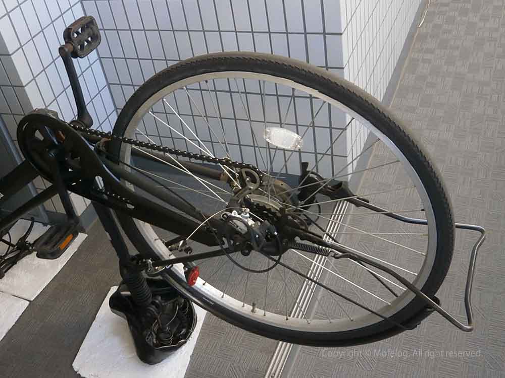 自転車 ママチャリの後輪の外し方・はめ方・リアタイヤ交換方法